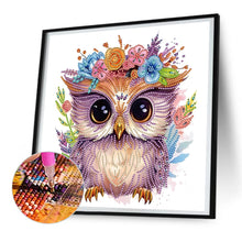 Load image into Gallery viewer, Diamond Painting - Partial Special Shaped - owl (30*30CM)
