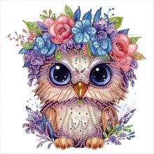 Load image into Gallery viewer, Diamond Painting - Partial Special Shaped - owl (30*30CM)
