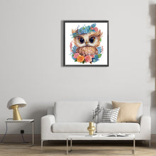 Load image into Gallery viewer, Diamond Painting - Partial Special Shaped - owl (30*30CM)
