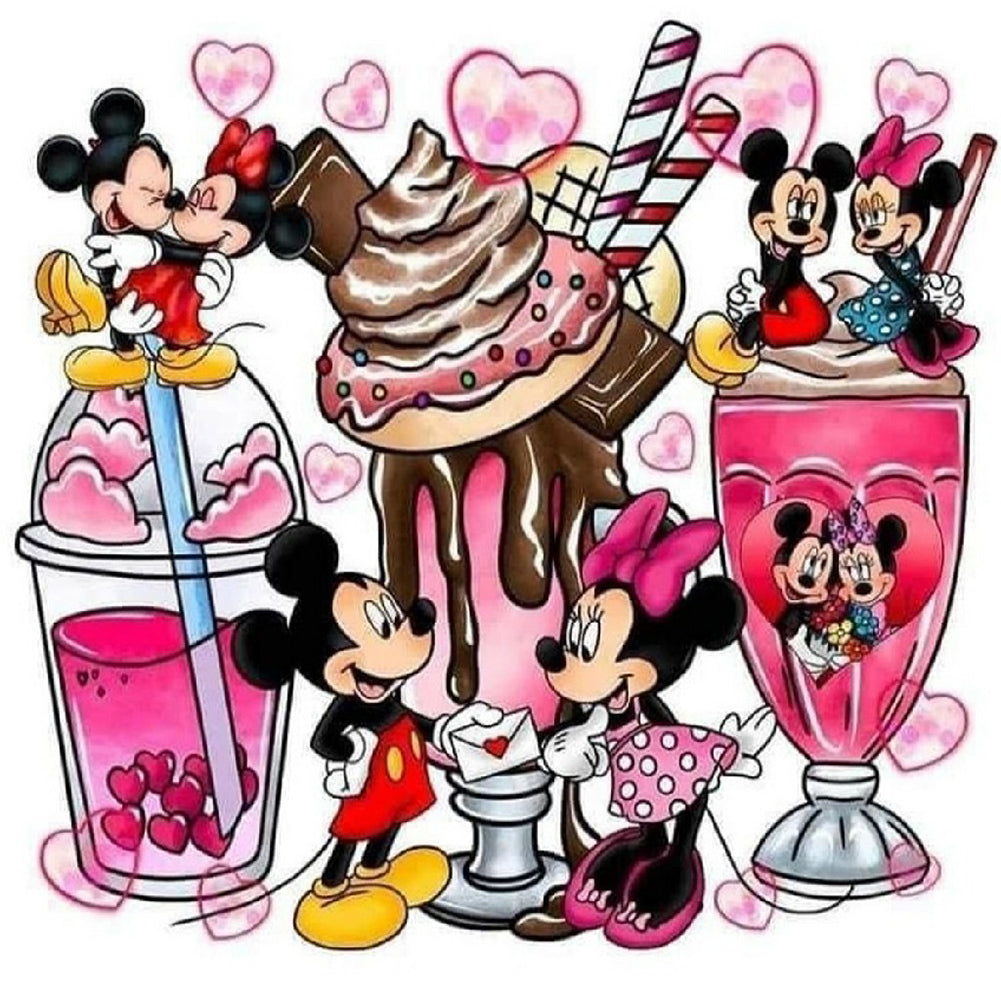 Diamond Painting - Full Round - mickey mouse mug painting (30*30CM)
