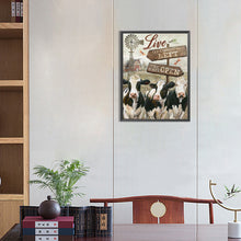 Load image into Gallery viewer, Diamond Painting - Full Round - Cattle field sign (30*40CM)
