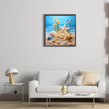 Load image into Gallery viewer, Diamond Painting - Full Round - sunflower beach (30*30CM)
