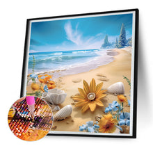 Load image into Gallery viewer, Diamond Painting - Full Round - sunflower beach (30*30CM)
