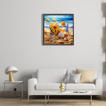 Load image into Gallery viewer, Diamond Painting - Full Round - sunflower beach (30*30CM)
