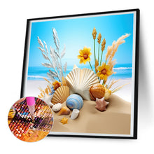 Load image into Gallery viewer, Diamond Painting - Full Round - sunflower beach (30*30CM)
