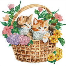 Load image into Gallery viewer, Diamond Painting - Partial Special Shaped - flower basket (30*30CM)

