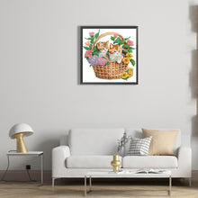 Load image into Gallery viewer, Diamond Painting - Partial Special Shaped - flower basket (30*30CM)
