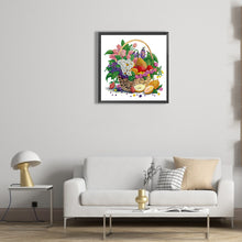 Load image into Gallery viewer, Diamond Painting - Partial Special Shaped - flower basket (30*30CM)
