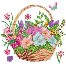 Load image into Gallery viewer, Diamond Painting - Partial Special Shaped - flower basket (30*30CM)
