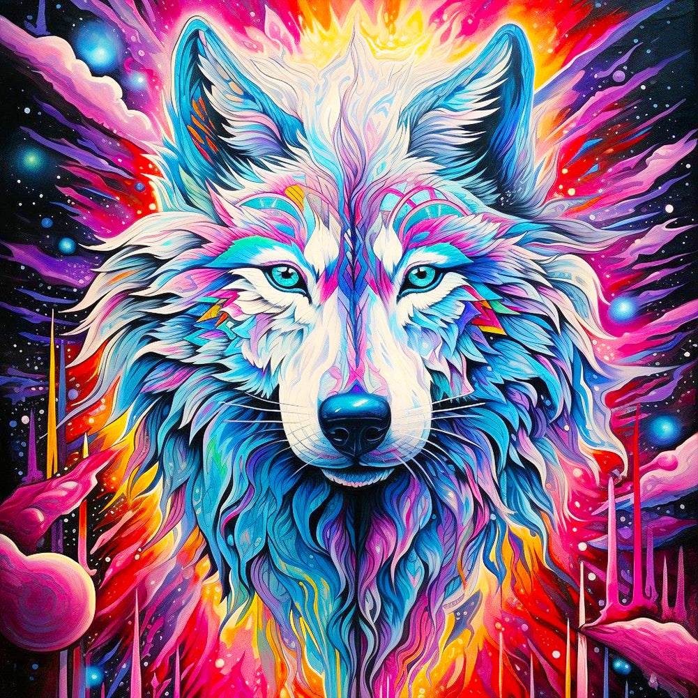 Diamond Painting - Full Round - Wolf (30*30CM)