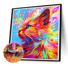 Load image into Gallery viewer, Diamond Painting - Full Round - cat (30*30CM)
