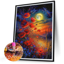Load image into Gallery viewer, Diamond Painting - Full Round - poppies moonlight (30*40CM)
