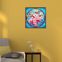 Load image into Gallery viewer, Diamond Painting - Full Round - glass art sakura (30*30CM)
