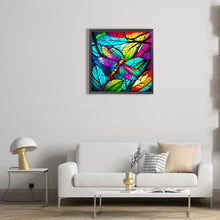 Load image into Gallery viewer, Diamond Painting - Full Round - glass art dragonfly (30*30CM)
