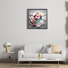 Load image into Gallery viewer, Diamond Painting - Full Round - Flowers bursting through the wall (30*30CM)
