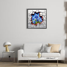 Load image into Gallery viewer, Diamond Painting - Full Round - Flowers bursting through the wall (30*30CM)
