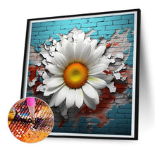 Load image into Gallery viewer, Diamond Painting - Full Round - Flowers bursting through the wall (30*30CM)
