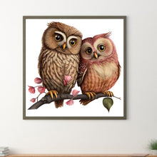 Load image into Gallery viewer, Diamond Painting - Full Round - owl (30*30CM)

