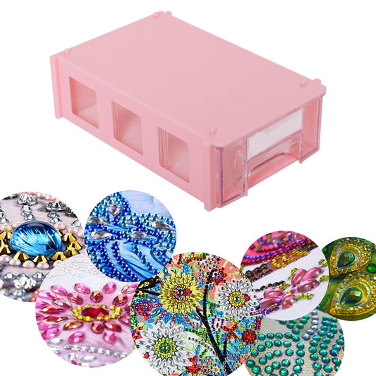 Toolbox Organizer Durable DIY for Nail Art Rhinestone Tools Beads (2)