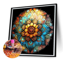 Load image into Gallery viewer, Diamond Painting - Full Round -Abstract mandala flower (30*30CM)
