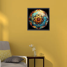 Load image into Gallery viewer, Diamond Painting - Full Round -Abstract mandala flower (30*30CM)

