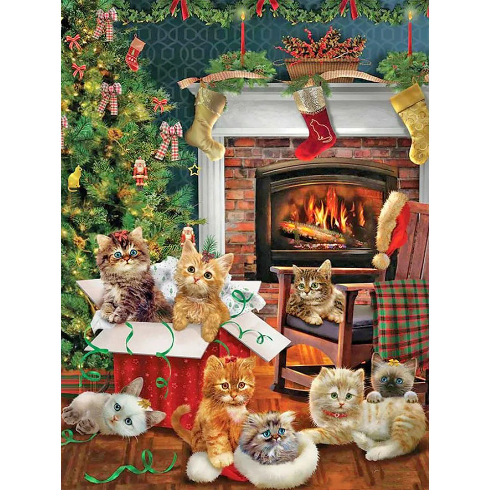 Diamond Painting - Full Round -kitten (30*40CM)