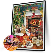 Load image into Gallery viewer, Diamond Painting - Full Round -kitten (30*40CM)
