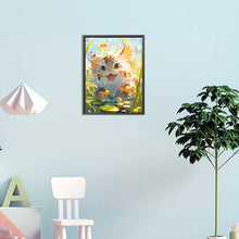 Load image into Gallery viewer, Diamond Painting - Full Round -Cat Watching Fish at the Bottom of the River (30*40CM)
