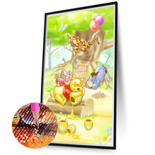 Load image into Gallery viewer, Diamond Painting - Full Round -Winnie the Pooh and his friends (40*70CM)
