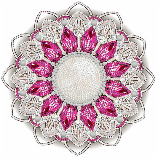 Diamond Painting - Partial Special Shaped -mandala (30*30CM)