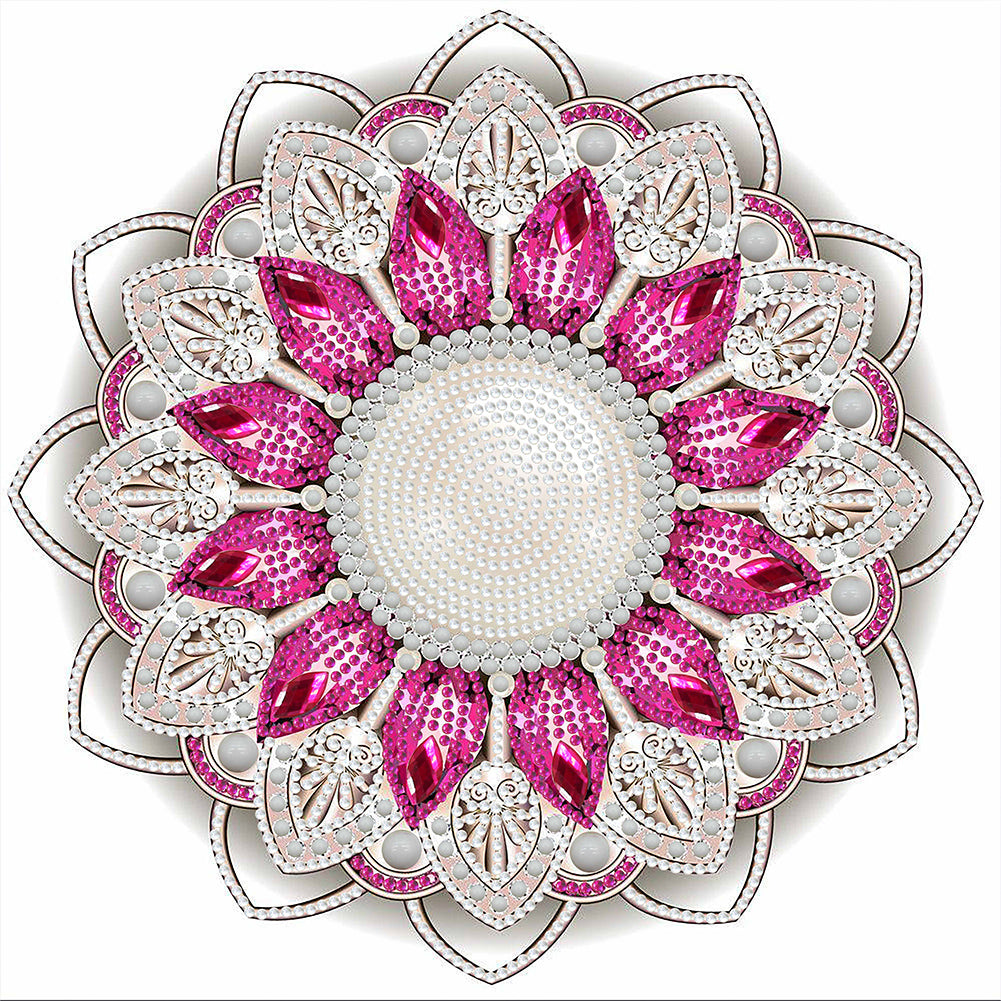 Diamond Painting - Partial Special Shaped -mandala (30*30CM)