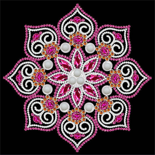 Diamond Painting - Partial Special Shaped -mandala (30*30CM)