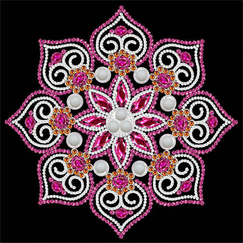 Diamond Painting - Partial Special Shaped -mandala (30*30CM)