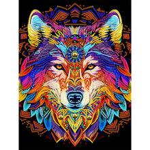 Load image into Gallery viewer, Diamond Painting - Partial Special Shaped -mandala wolf (30*40CM)
