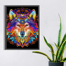 Load image into Gallery viewer, Diamond Painting - Partial Special Shaped -mandala wolf (30*40CM)
