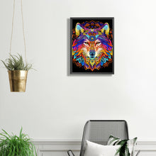 Load image into Gallery viewer, Diamond Painting - Partial Special Shaped -mandala wolf (30*40CM)
