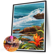 Load image into Gallery viewer, Diamond Painting - Full Round -beach spray (30*40CM)
