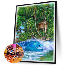 Load image into Gallery viewer, Diamond Painting - Full Round -beach spray (30*40CM)
