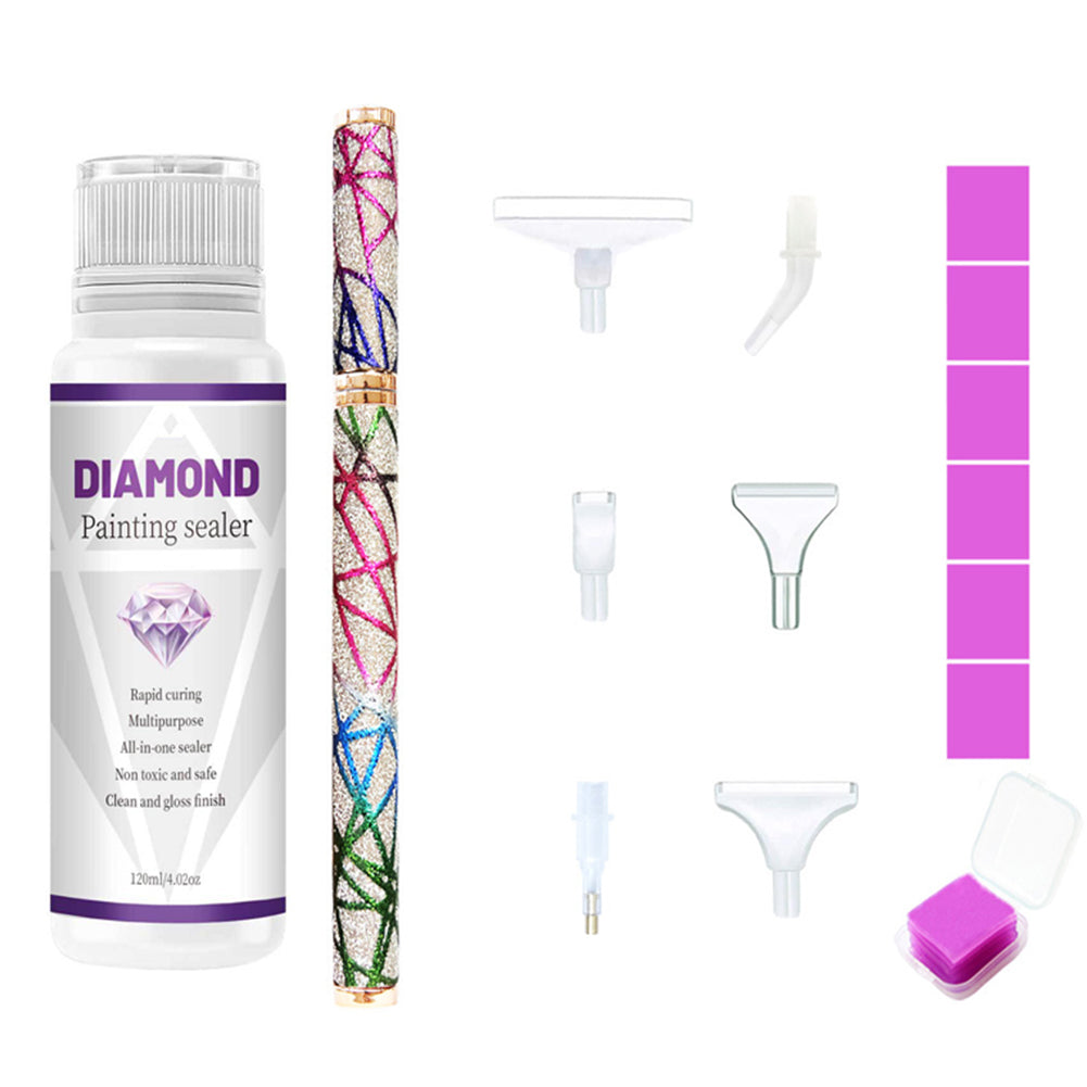 DIY Diamond Painting Pen For Drawing 120ml Diamonds Painting Tool (Seven Colors)