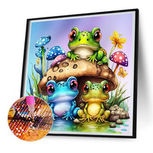 Load image into Gallery viewer, 4pcs Diamond Painting Set - three little frogs (30*30CM)
