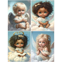 Load image into Gallery viewer, 4pcs Diamond Painting Set - little angel (30*40CM)
