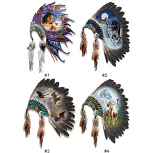 Load image into Gallery viewer, 4pcs Diamond Painting Set - native american headgear (30*40CM)
