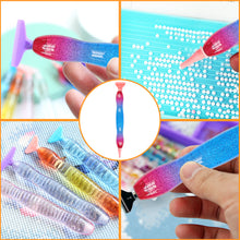 Load image into Gallery viewer, Diamond Stylus Pen Art Dotting Pen Threaded Spotting Pen (Starry Red)
