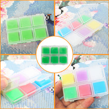 Load image into Gallery viewer, DIY Diamond Painting Wax 2x2cm 30pcs Glue Clay Wax Tool Set(Green)
