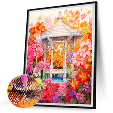 Load image into Gallery viewer, Diamond Painting - Full Round - garden courtyard (30*40CM)
