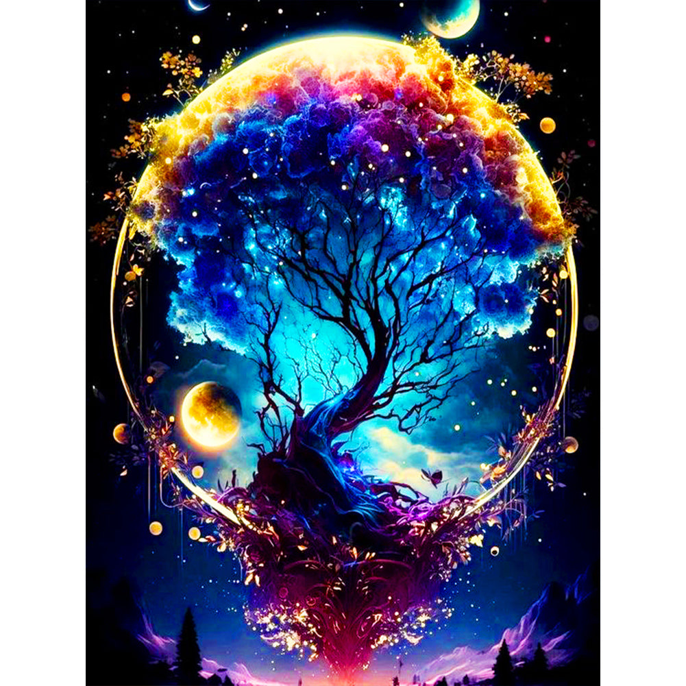 Diamond Painting - Full Round - broken tree (30*40CM)