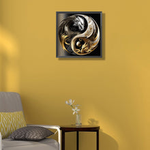 Load image into Gallery viewer, 4pcs Diamond Painting Set - Yin and Yang chart of individual animals (30*30CM)
