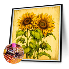 Load image into Gallery viewer, Diamond Painting - Full Round -two bunches of sunflowers (30*30CM)
