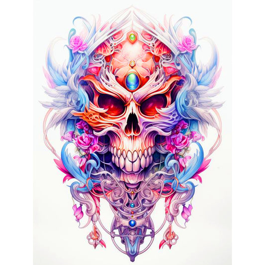 Diamond Painting - Full Round -skull (30*40CM)