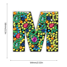 Load image into Gallery viewer, DIY Pocket Mirror Handmade Gem Keychains Letters Lady Bag Pendant (M)
